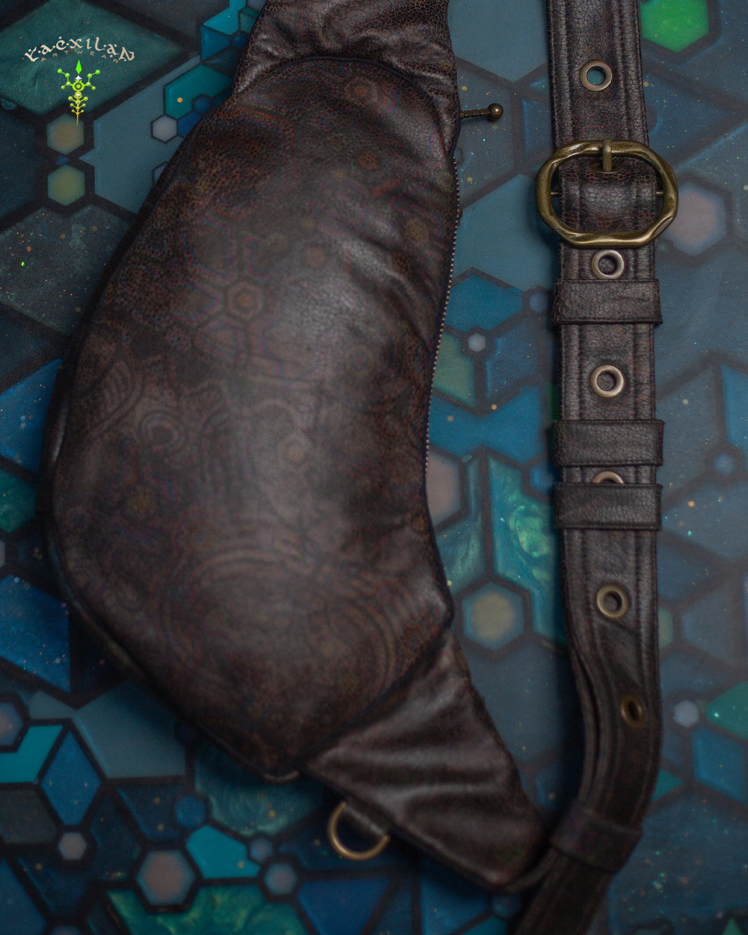Botta Bag / Fake Leather Buckle - Grey PSYGALAK Snake
